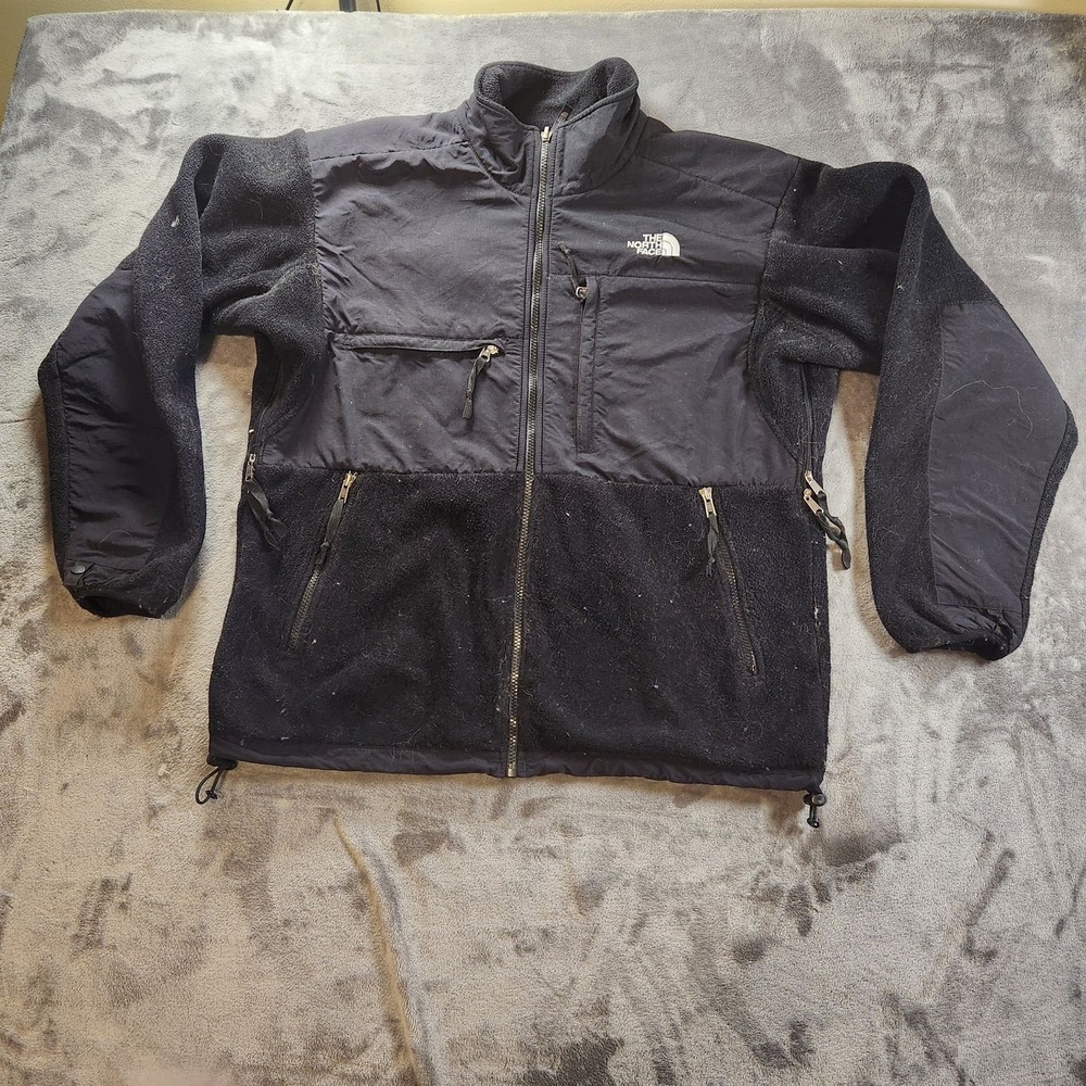 The North Face Jacket Mens Medium Black Denali Polartec Fleece Full Zip Gorpcore
